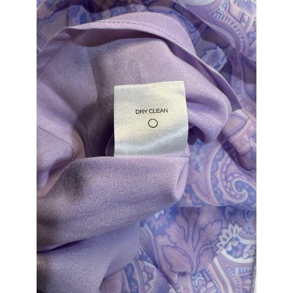 Lovers + Friends Keoni Dress Sz M Asymmetric Hi-Low Backless Dress Purple $238 - Picture 7 of 13